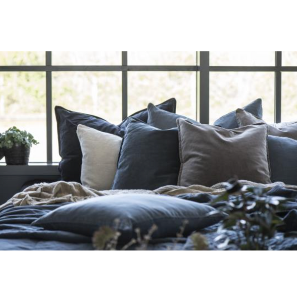 Ib Laursen Cushion - Velvet Historical Blue
