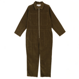 L.F.Markey Dominic Boilersuit Corduroy - Dark Olive