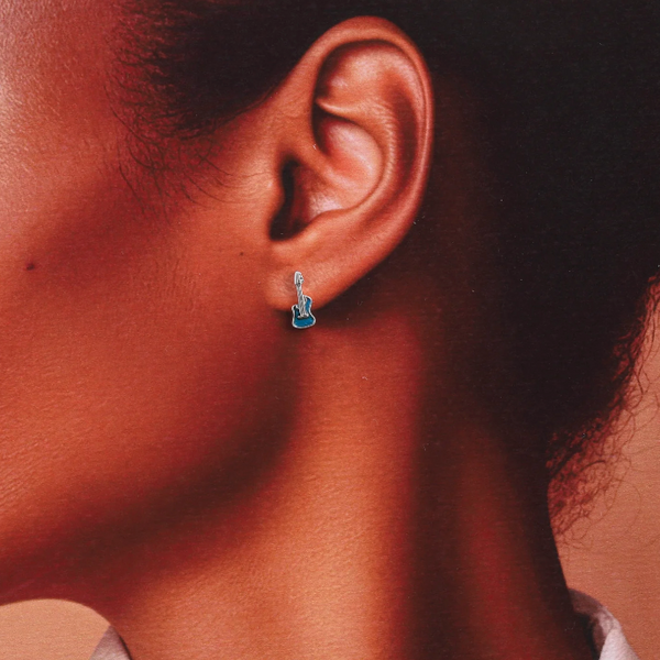 Attic Creations 'You Rock' Earrings - Silver