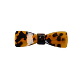Black Colour Luce Bow Barette Claw