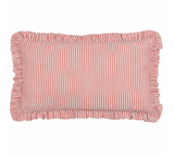 Les Fruites Embroidered Ruffle Cushion - Lemons