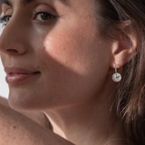 One & Eight Silver Daisy Earrings