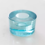 Glass Candleholder - Sky Blue