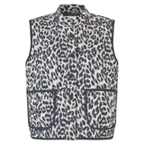 Lollys Laundry Cairo Quilted Vest - Leopard