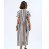 Lollys Laundry Aliya Maxi Dress Stripe