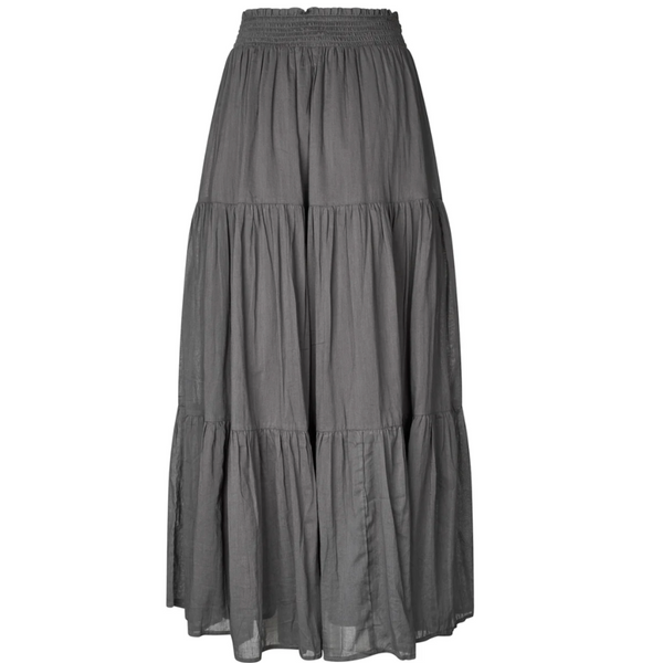 Lollys Laundry Diamond Maxi Skirt - Washed Black