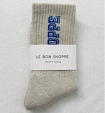 Le Bon Shoppe Preppy Socks - Ice/Blue
