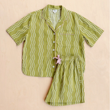 TBCo Cotton Pyjamas - Olive Wave