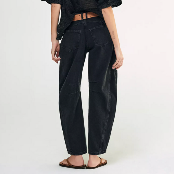 Free People Good Luck Barrel Jeans - Soundwave