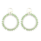 Isle & Stars Double Round Drop With Glass Beads