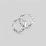 Consortium Simple Hoop Earring - Gold/Silver