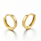 Consortium Simple Chunky Hoop Earring - Gold/Silver