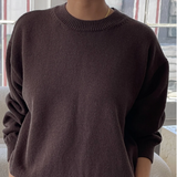 Le Bon Shoppe Milo Cotton Sweater - Brown