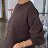 Le Bon Shoppe Milo Cotton Sweater - Brown