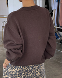 Le Bon Shoppe Milo Cotton Sweater - Brown