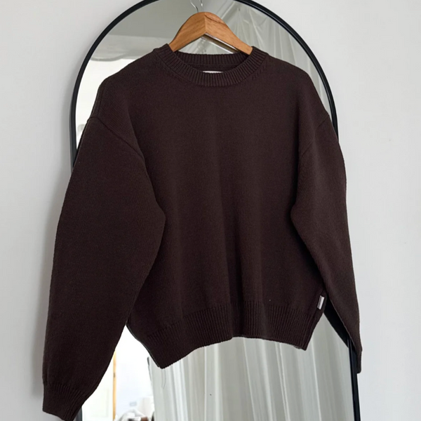 Le Bon Shoppe Milo Cotton Sweater - Brown