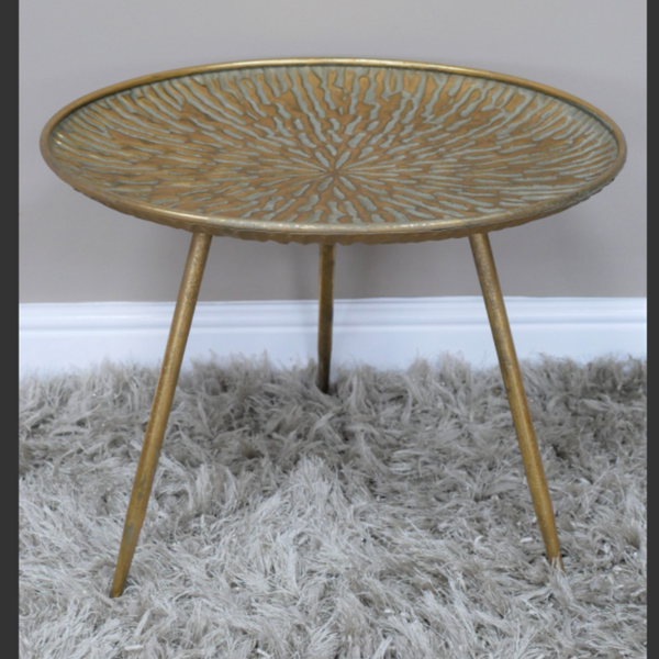 Gold Side Table