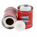 Tin Salt and Pepper Shakers - Mackerel and Anchovies