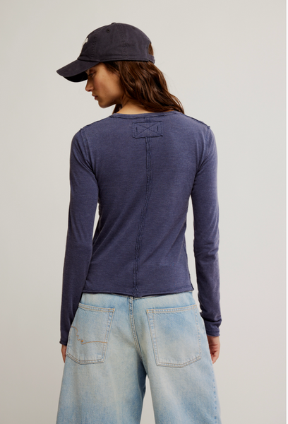 Free People Nova Tee - Peacoat