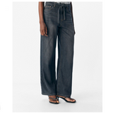 Object Wide Leg Jeans Noos - Medium Grey Denim