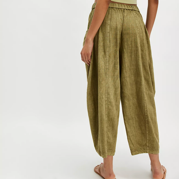 Free People High Road Pull-On Barrel Trousers
