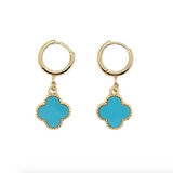 Isles & Stars Clover Drop Earrings - Gold