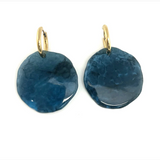 Isle & Stars Organic Shape Resin Hoop Earrings