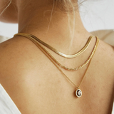 By Rae The Milan Snake Necklace