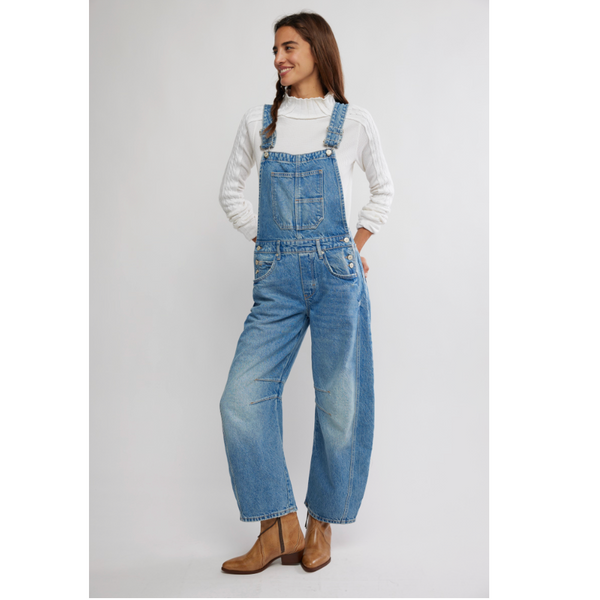 Free People Good Luck Overall -  Ultra Light Beam