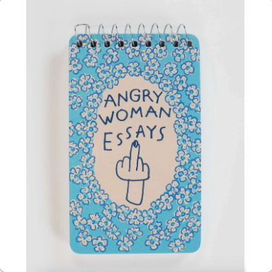 Blue Q 'Angry Woman Essays' Spiral Notebook
