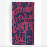 Blue Q 'It's Important To Stay Hydrated' Tea Towel
