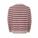 black-colour-dell-striped-knit-cardigan-wine