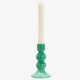 Glass Candle Holder Small - Green