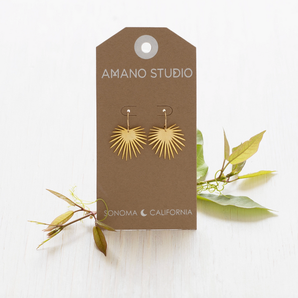 Amano Studios Fan Palm Drop Earring