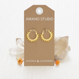 Amano Studios Sunburst Hoop Earring