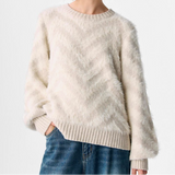 Object Knitted Pullover - White Sand 1