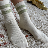 Le Bon Shoppe Her Varisty Socks - Guacamole 1