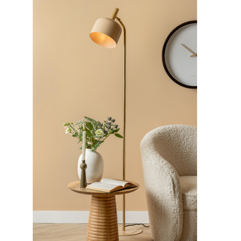 Leitmotiv Floor Lamp Smart Soft Brown