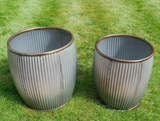 Galvanised Ribbed Dolly Tubs