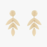 Feeka Fanou Resin Drop Earrings - Mother of Pearl