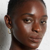 Feeka Camille Textured Hoops - Gold