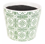 Large Old Style Dutch Pot - Green