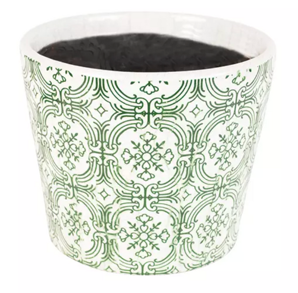 Large Old Style Dutch Pot - Green