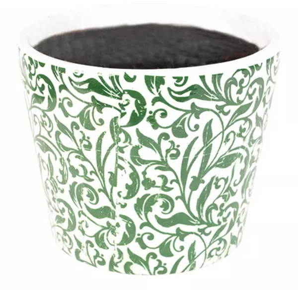 Large Old Style Dutch Pot - Green