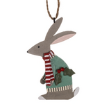 Shoeless Joe Green Jumper Hare Hanging Decoration