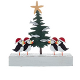 Shoeless Joe Puffins Dressing Tree Decoration