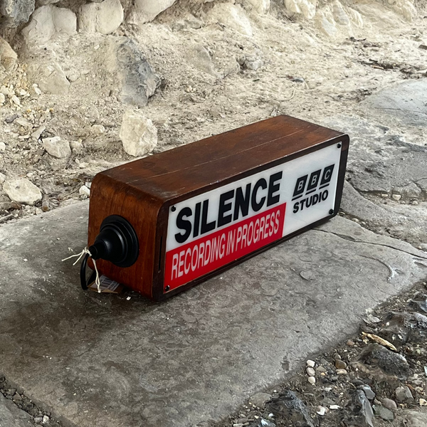 Silence Recording In Progress BBC Studio Lightbox