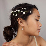 Silk Purse, Sow's Ear Art Deco Crystal Chrysler Baguette Earrings in Ear