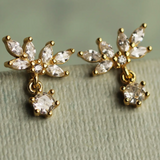 Silk Purse Sows Ear Oak Leaf Japanese Stud Earrings plain