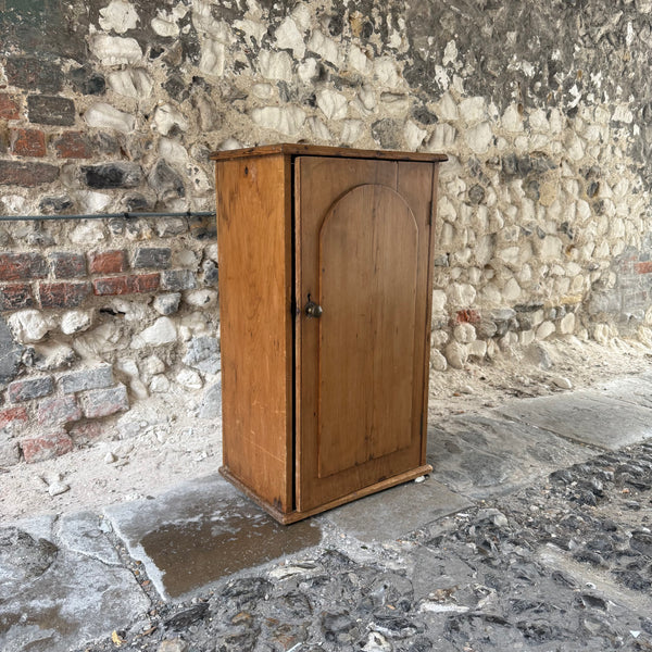 Small Antique Pine Cupboard left